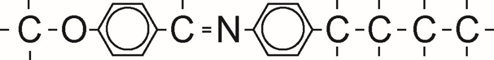 Chemical Diagram of the MBBA Molecule